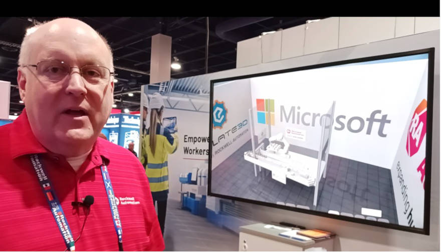 Emulate3D software by Rockwell Automation is providing value by emulating designs as digital twins before a machine is built, as explained by Steve Mulder, North American OEM manager, Rockwell Automation at Pack Expo Las Vegas 2023. Courtesy: Control Engineering video